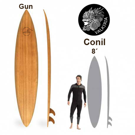 logotipo tabla de surf diseño Conil